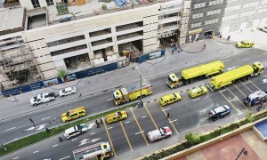 آتش سوزی در برج سلافه دبی در دبی مارینا