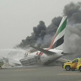هواپیمایی امارات در فرودگاه دبی دچار سانحه شد