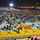 بزرگترین فرش گل در دبی ساخته شد