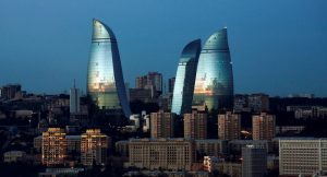 برج های شعله باکو ؛ مرتفع‌ترین برج های پایتخت آذربایجان