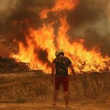 رسیدن آتش سوزی جنگل های ترکیه به هتل های آنتالیا