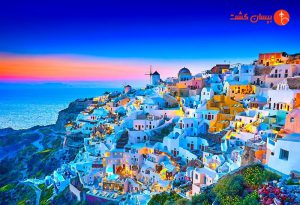 معرفی جزیره سانتورینی یونان | یکی از زیباترین جزایر دنیا